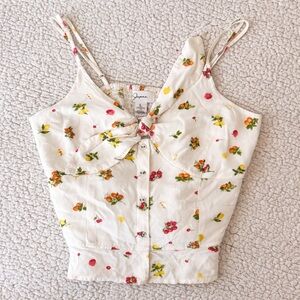 ✨ Japna Cottagecore Tie Front Tank Size L